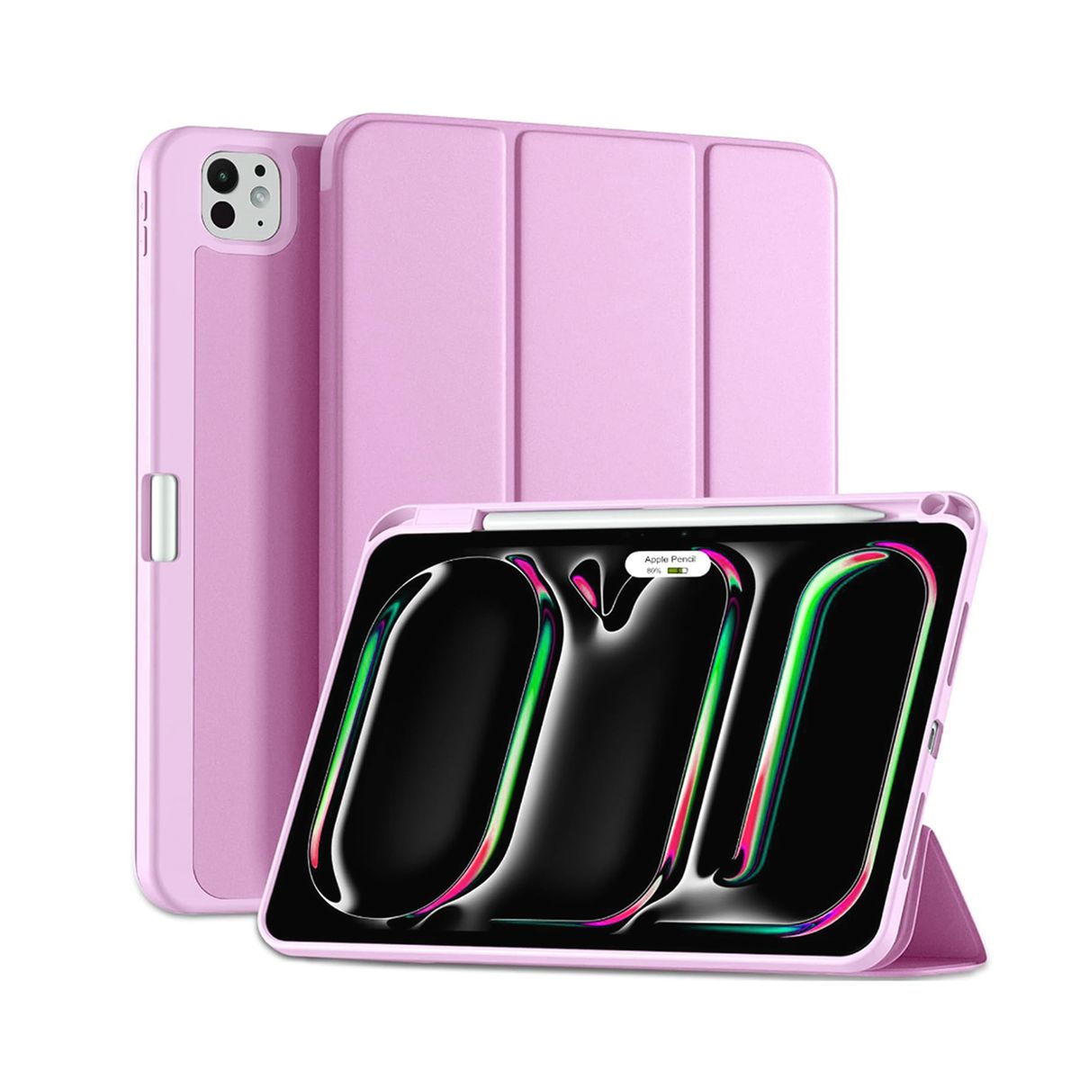 JOIGO - Funda Smart Cover Con Ranura Para iPad Pro 13 M4 2024 Lila
