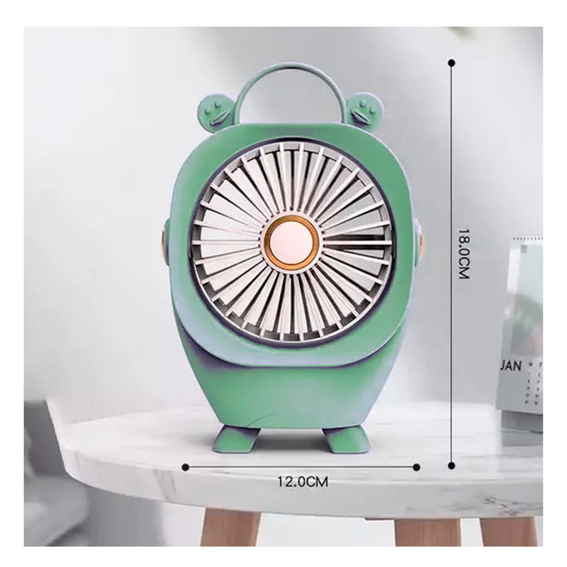 IRM - Ventilador Mini De Mano Y Mesa Recargable Usb