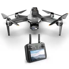 CASTLETEC - KF104 MAX2 Dron con Pantalla evasión de obstaculos GPS Wifi 5G 4k 6KM