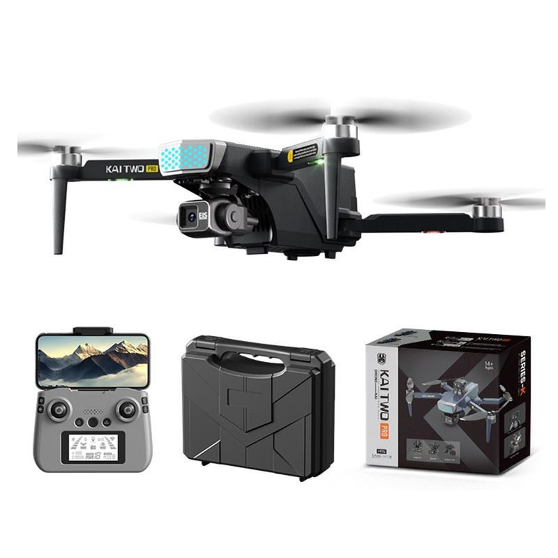 CASTLETEC - Dron GPS Cámara 4K Wifi 5G 1000m KAI TWO PRO