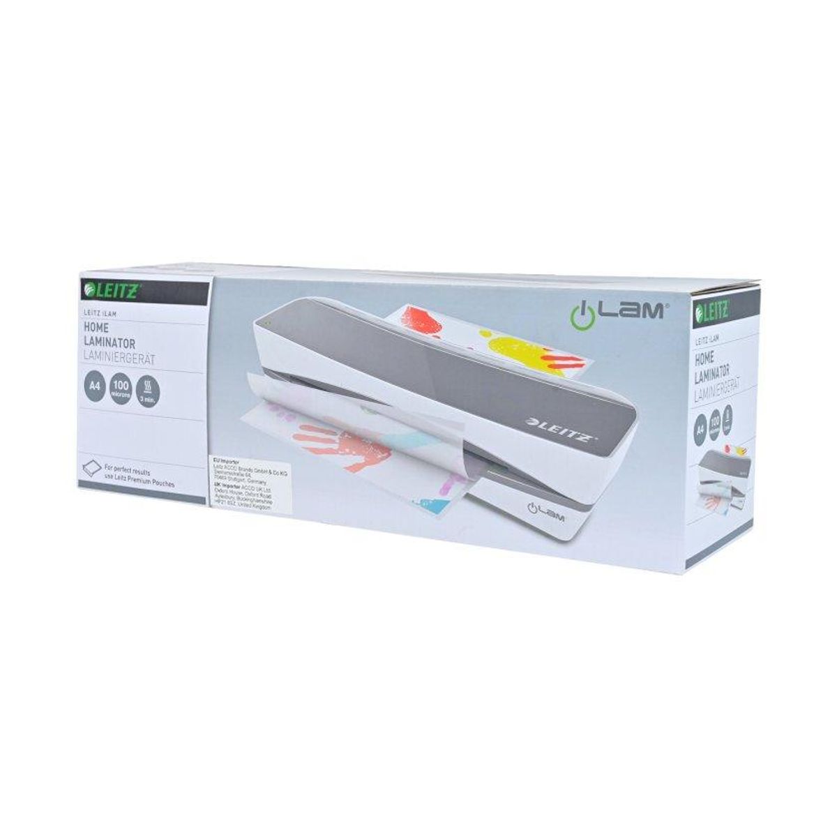 LEITZ - Termolaminadora / Plastificadora iLAM Home A4 para Hogar hasya 125 Mic Leitz