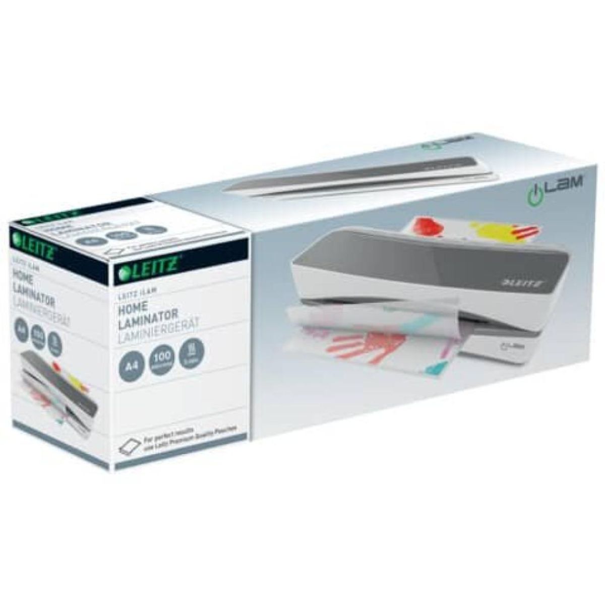 LEITZ - Termolaminadora / Plastificadora iLAM Home A4 para Hogar hasya 125 Mic Leitz