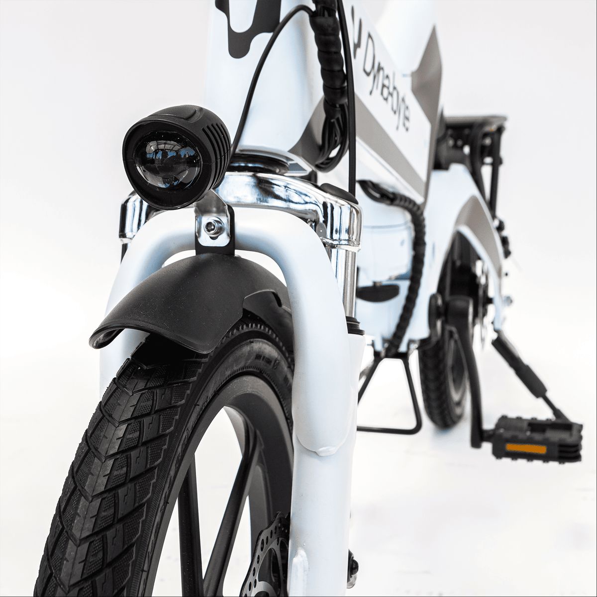 GENERICO - Bicicleta Eléctrica Plegable marca Dyna-byte Tium Six White