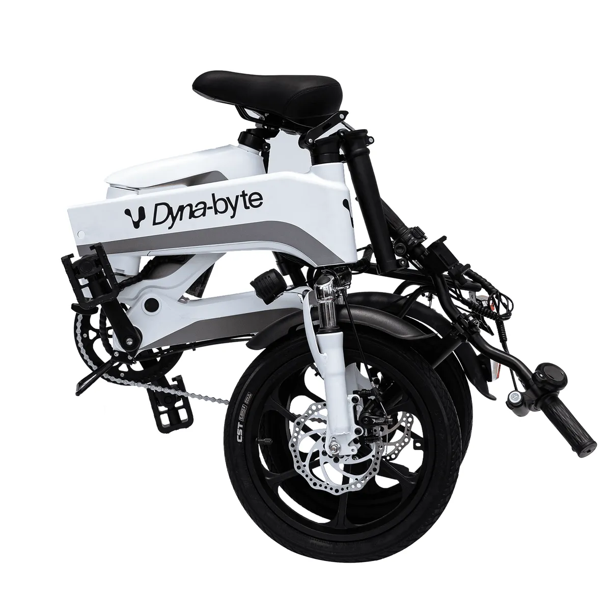 GENERICO - Bicicleta Eléctrica Plegable marca Dyna-byte Tium Six White