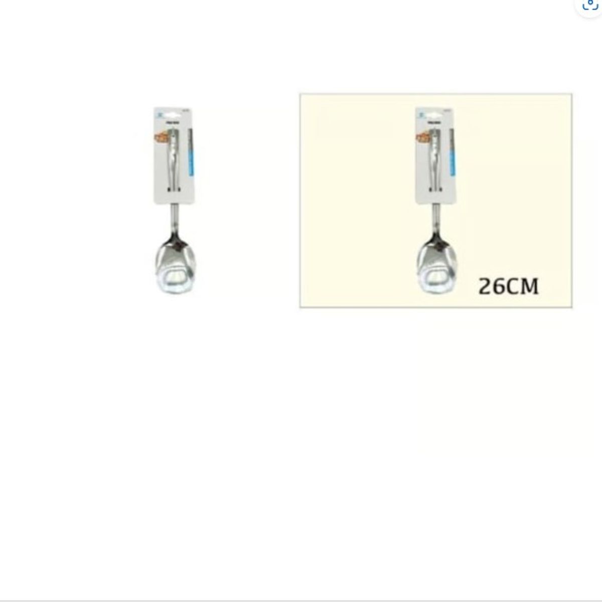 GENERICO - Cuchara Forma Pala Acero Inoxidable 26Cm