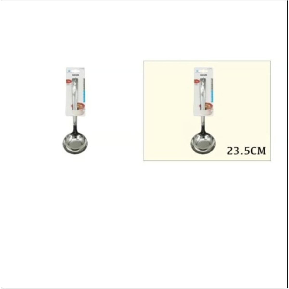 GENERICO - Cuchara Sopera Acero Inoxidable 23 Cm