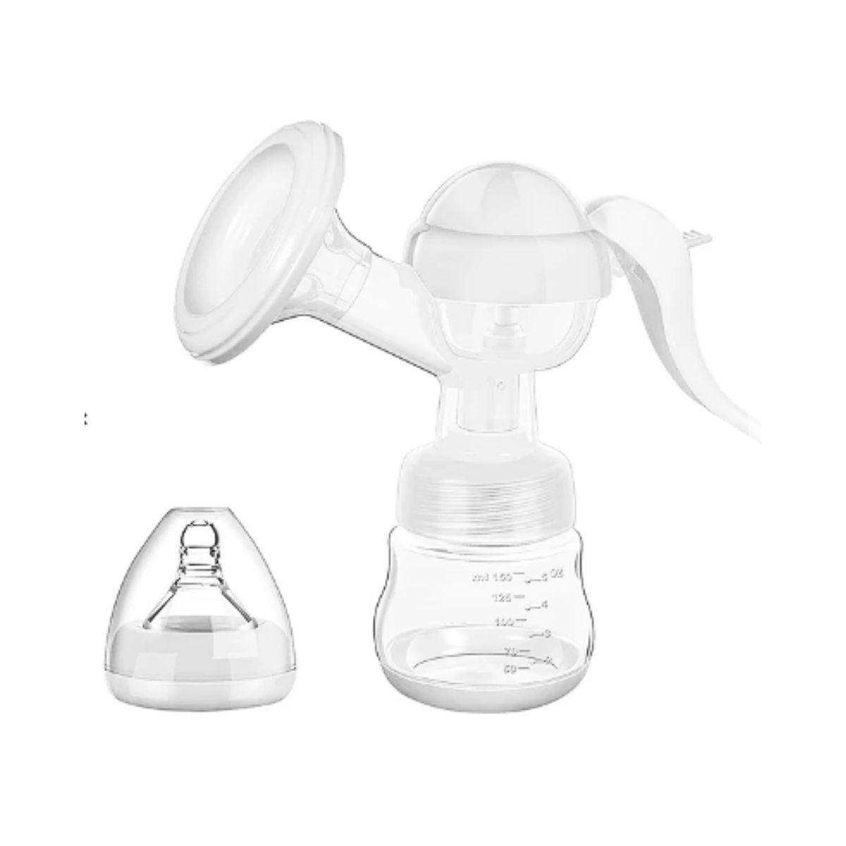 GENERICO - Colector Extractor De Leche Materna Manual Con Vaso