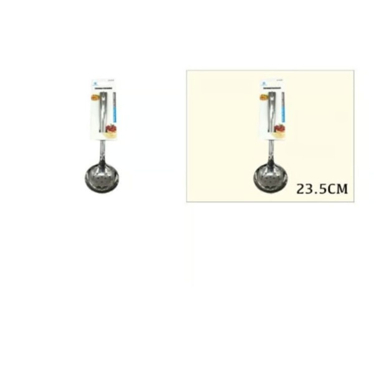 GENERICO - Cuchara Perfurada Acero Inoxidable 23 Cm