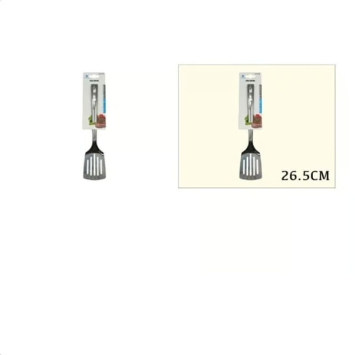 GENERICO - Cuchara Forma Pala Para Freir Acero Inoxidable 26Cm.