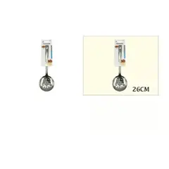 GENERICO - Cucharon Perforada Acero Inoxidable 26Cm