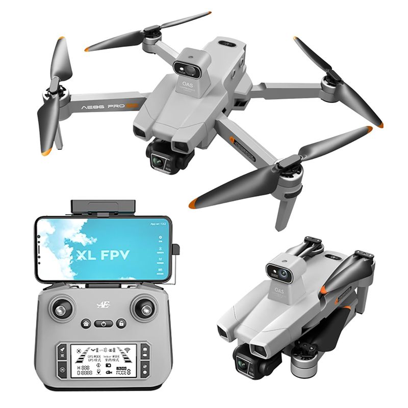 CASTLETEC - Dron Wifi 5G 4K EIS 4000m GPS 8000m evasión de obstáculos AE86 PRO MAX