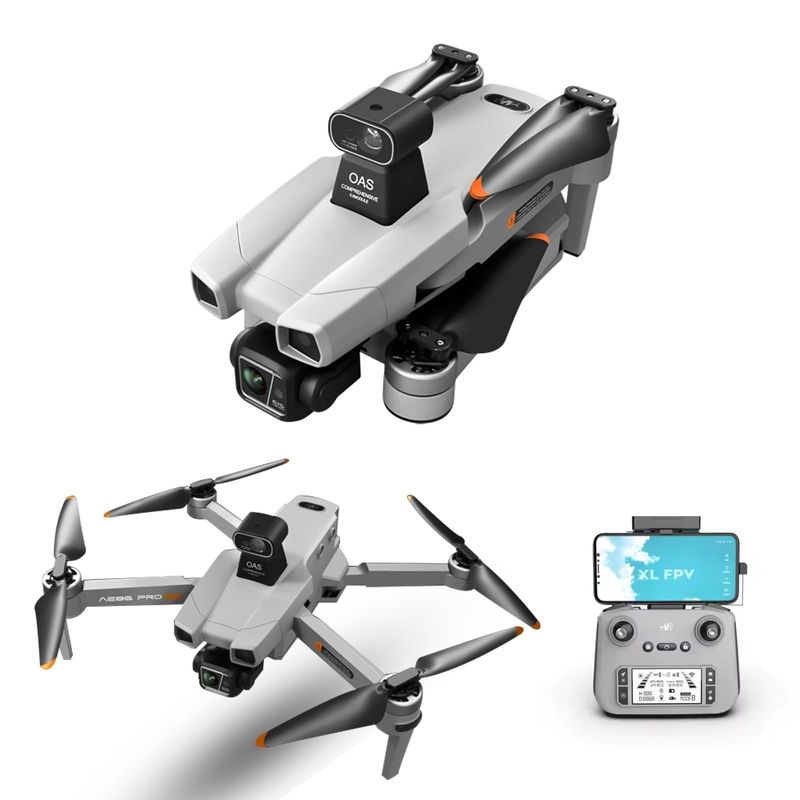 CASTLETEC - AE86 PRO MAX Dron Wifi 5G 4K EIS 4000m GPS 8000m evasión de obstáculos