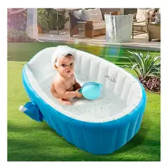 IRM - Tina Inflable Portátil Para bebé Bañera de Niños Pequeños