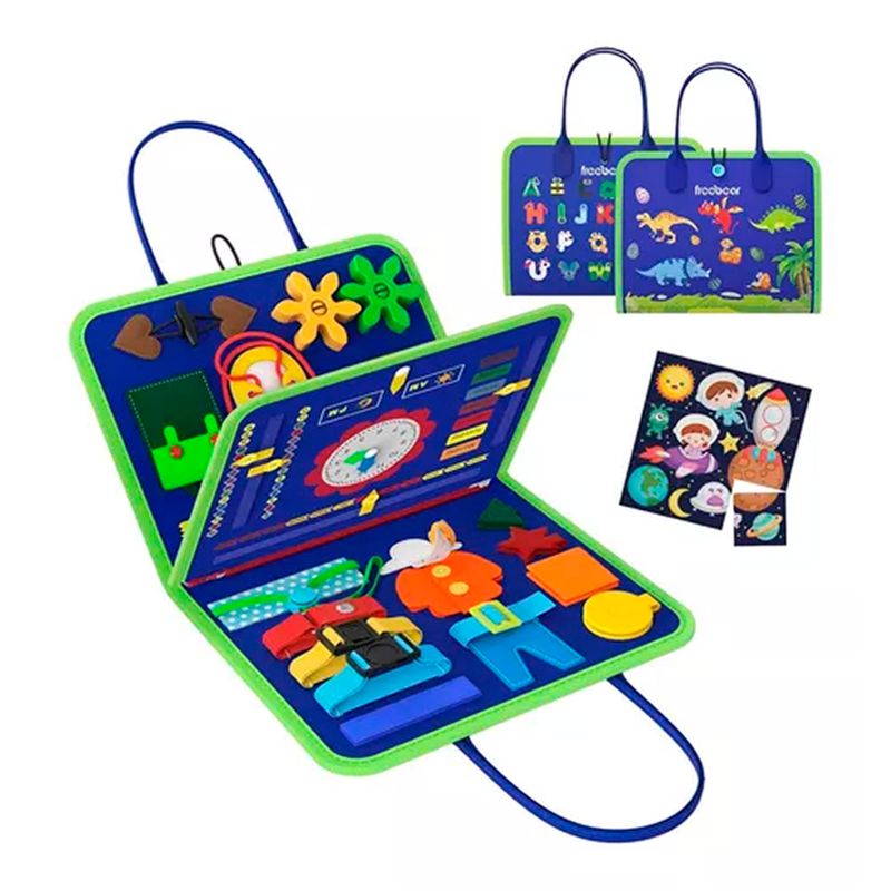 ESHOPANGIE - Libro Sensoriales Interactivo Montessori Juego Educativo