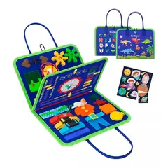 ESHOPANGIE - Libro Sensoriales Interactivo Montessori Juego Educativo