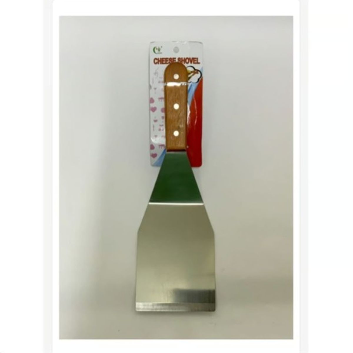 GENERICO - Espatula Reposteria Acero Inoxidable Mango De Madera