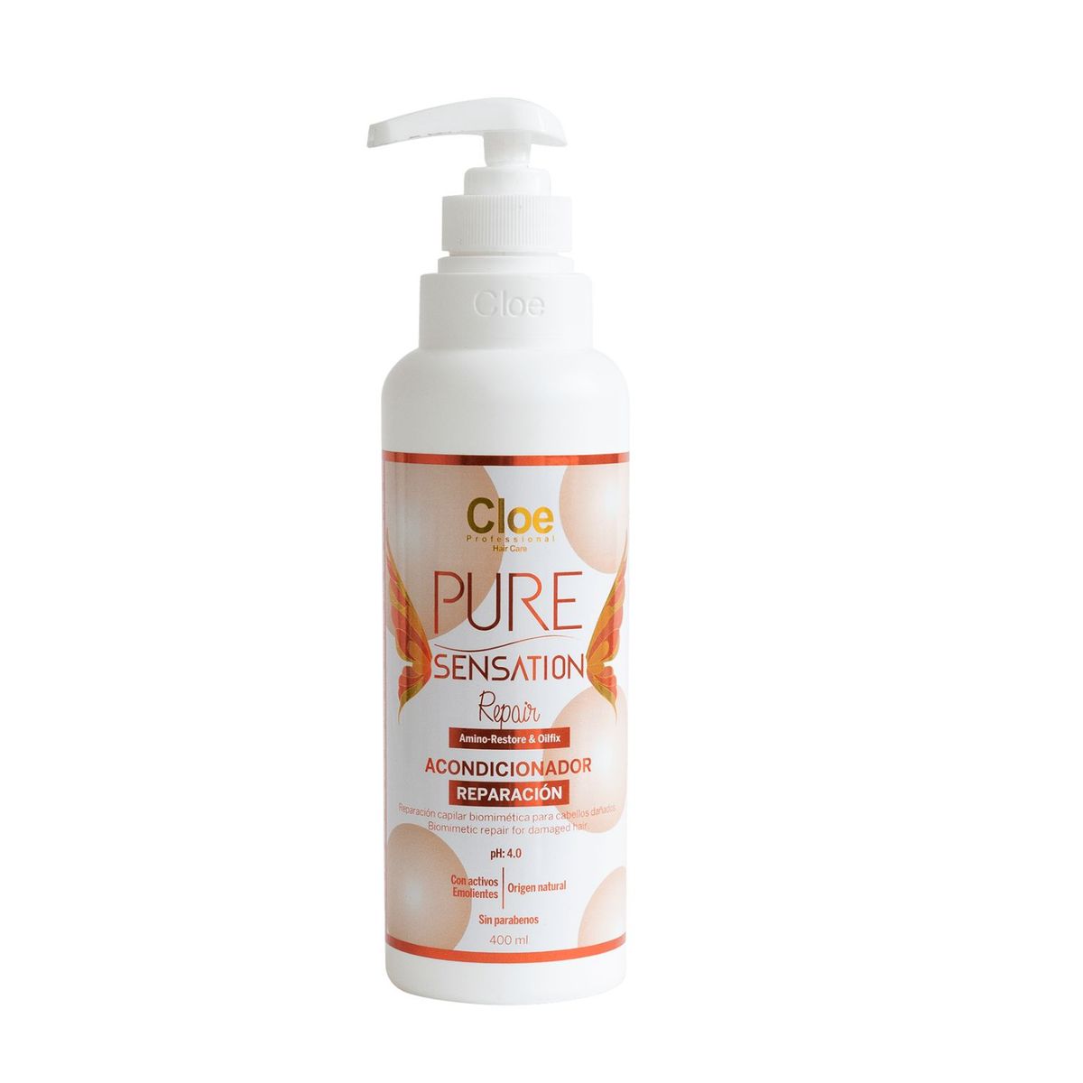 CLOE - Acondicionador Cloe Pure Sensation Repair 400ml Aminoacidos Repara