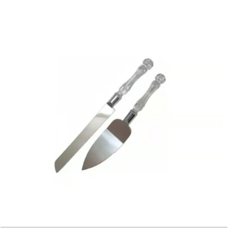GENERICO - Set Cuchillo Y Espátula Para Torta - Matrimonio -Repostería