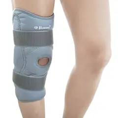 BLUNDING - Rodillera ortopédica policéntrica con orificio rotuliano Talla XL-Blunding
