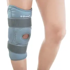 BLUNDING - Rodillera ortopédica policéntrica con orificio rotuliano Talla XL-Blunding