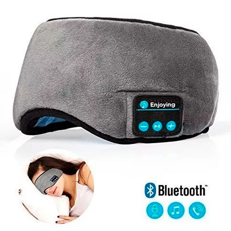IRM - Máscara para dormir Bluetooth gafas de descanso banda viaje
