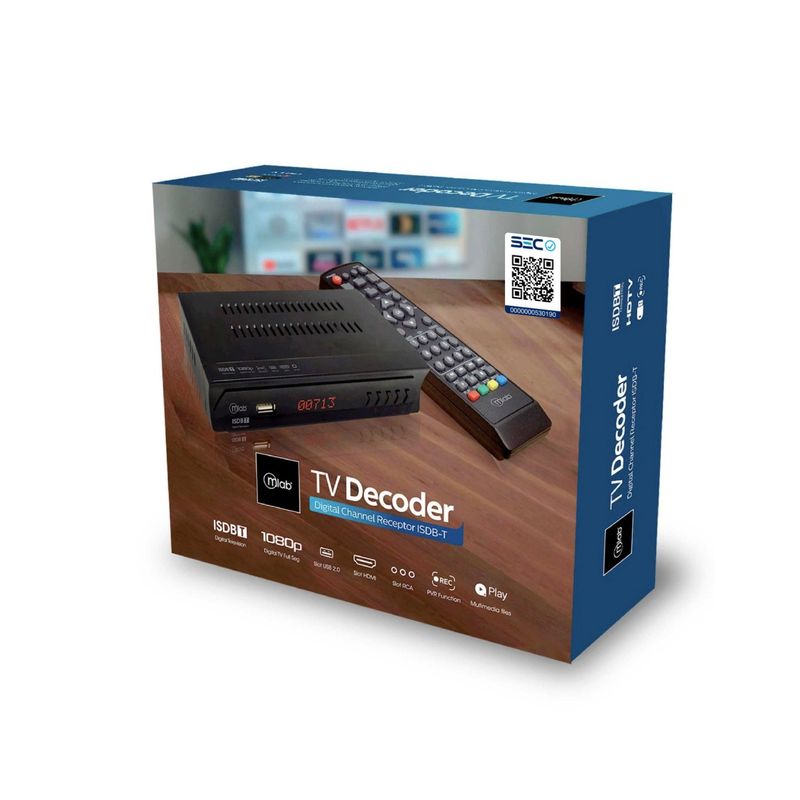 MLAB - Decodificador Señal TV Digital ISDB-T -9407 Nexstore