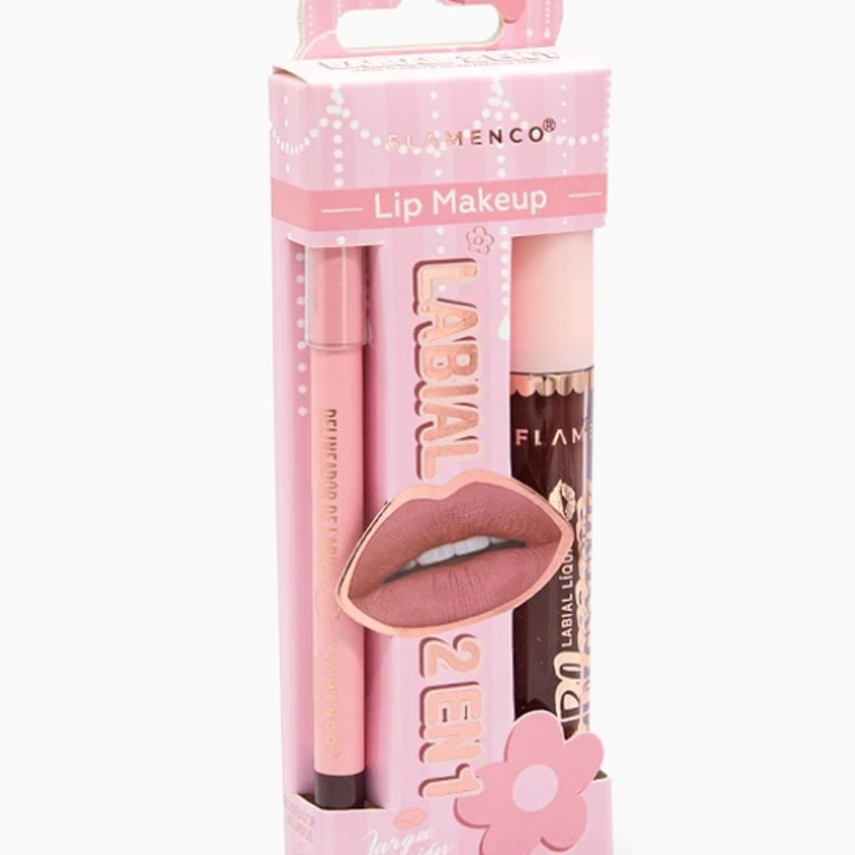 LIKE SHOP - Labial Liquido Matte Más Delineador De Labios 2 En 1 MB1230 Pack 09