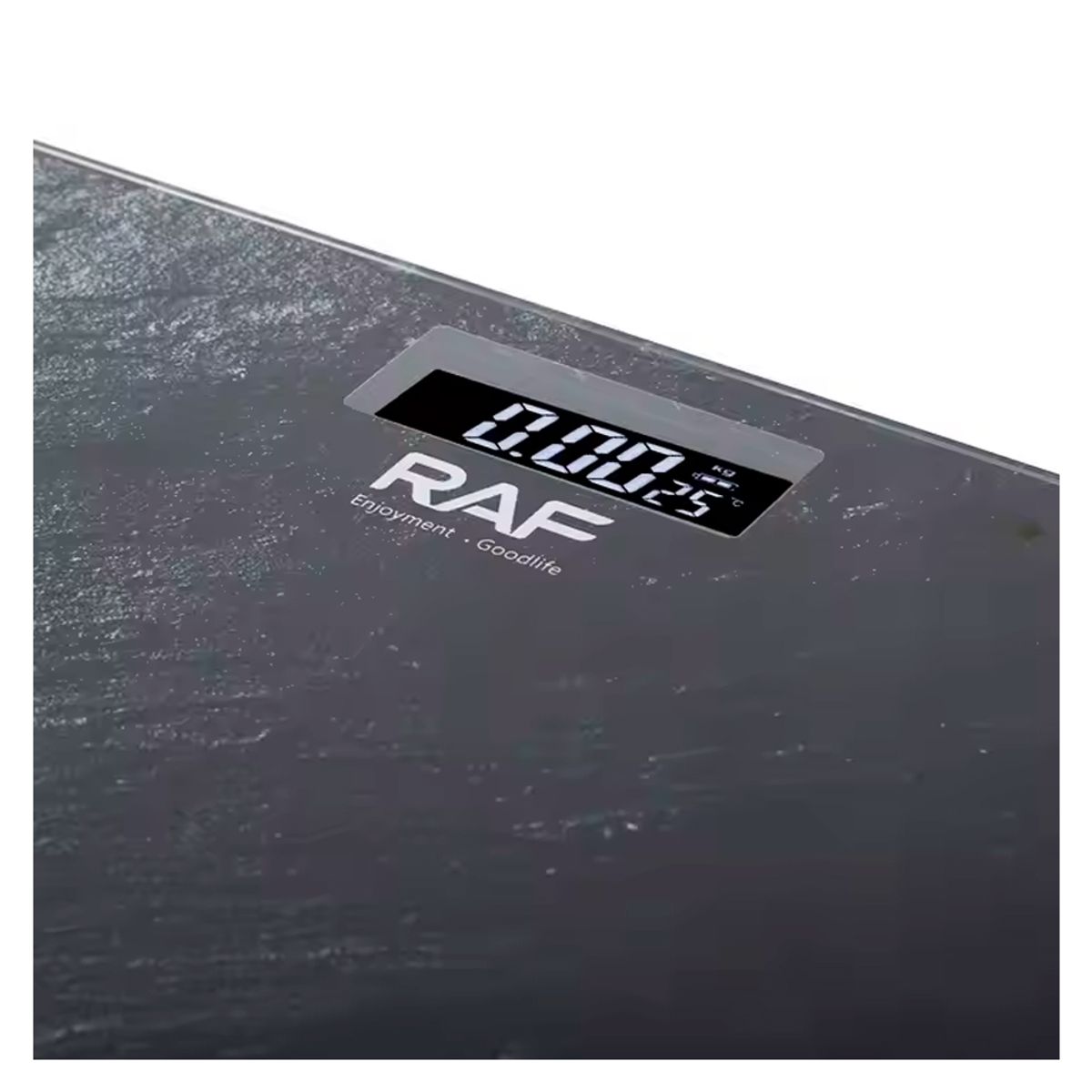 RAF - Báscula de baño digital ligera para peso corporal pantalla LED