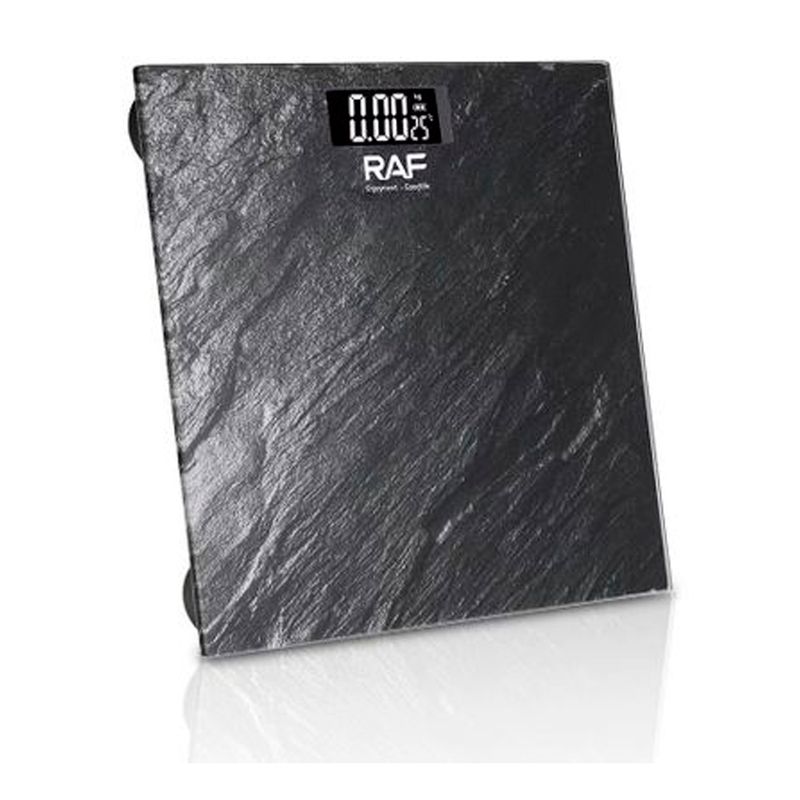 RAF - Báscula de baño digital ligera para peso corporal pantalla LED