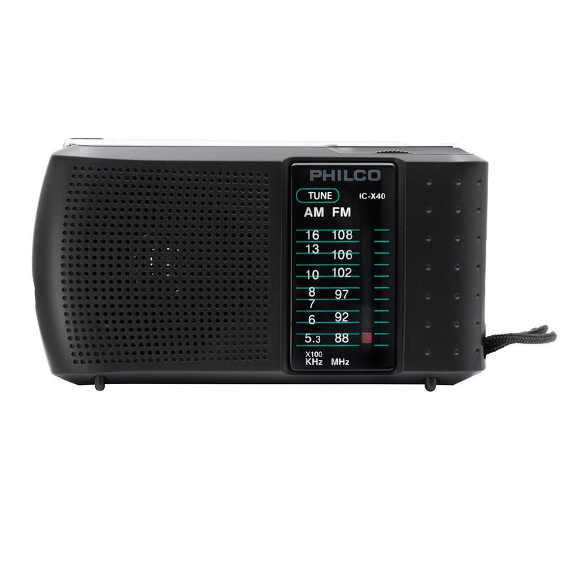 PHILCO - RADIO PORTÁTIL C PARLANTE Y AUDÍFONO PHILCO