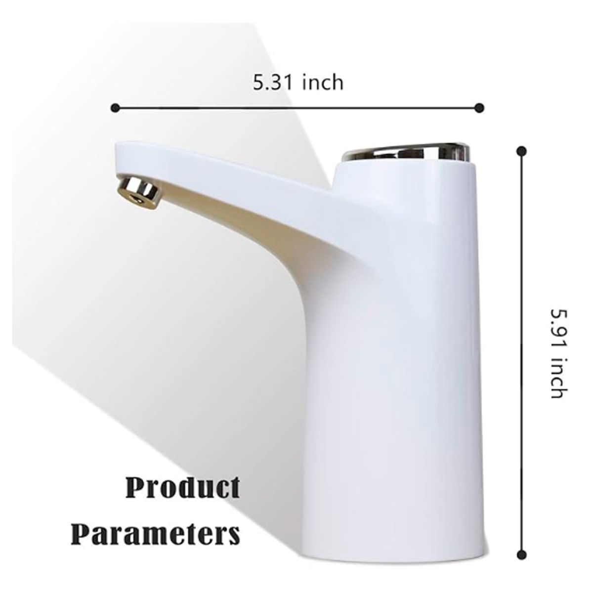 IRM - Bomba dispensadora de agua bidón portátil USB recargable