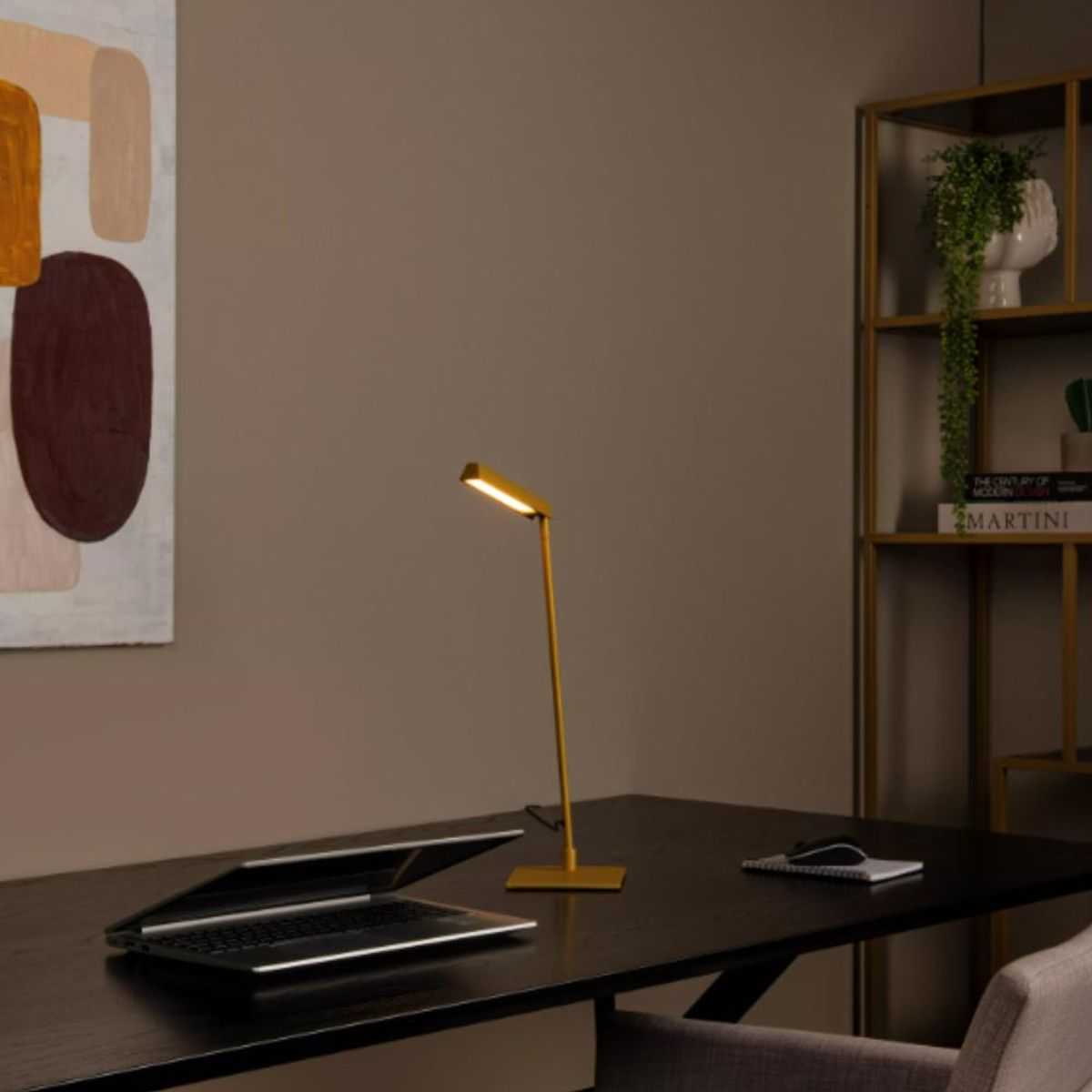 BOSCO - LAMPARA DE MESA LAVALE OCRE LED 3W-2700K