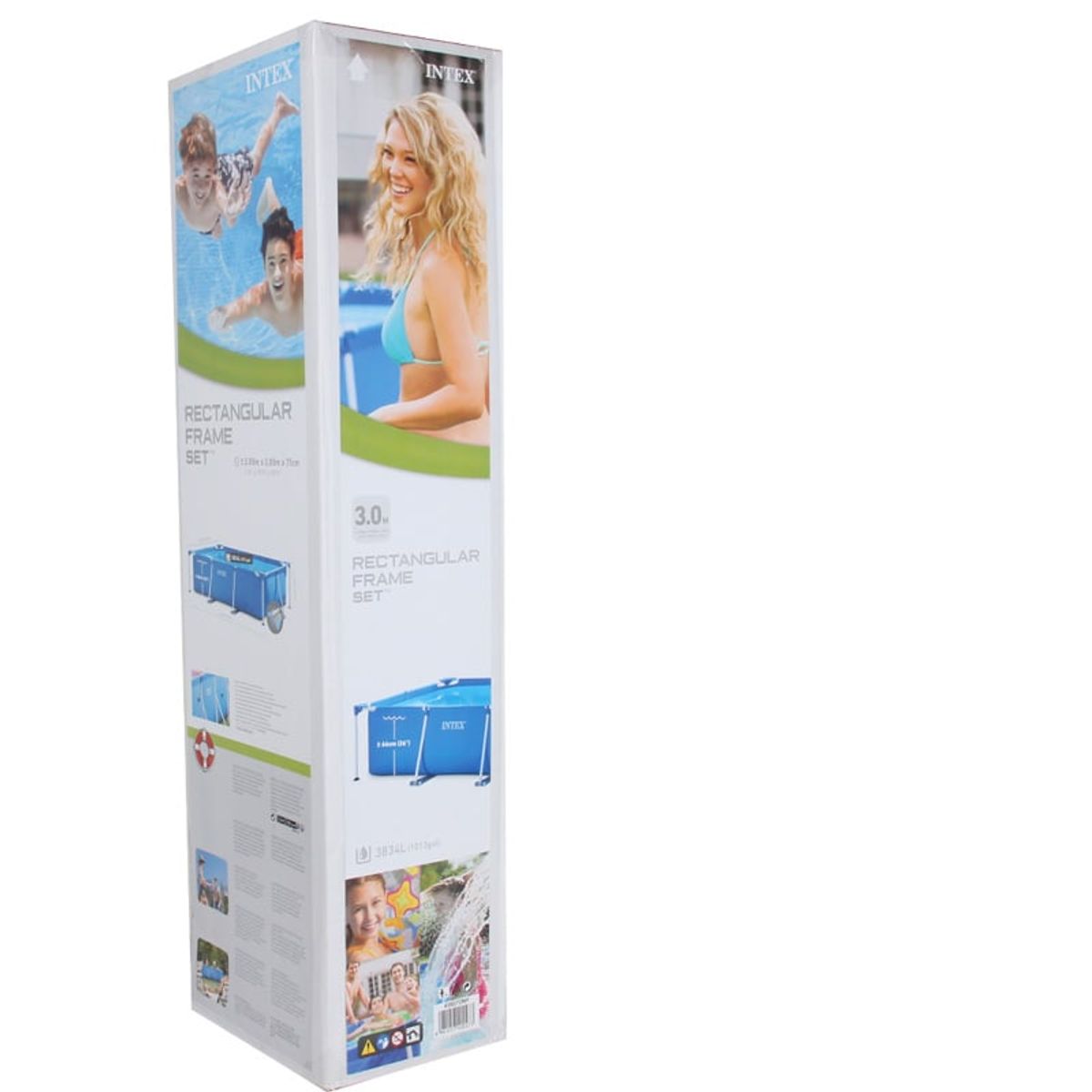 INTEX - Piscina Estructural Rectangular Intex De 300cm X 200cm 3834 L