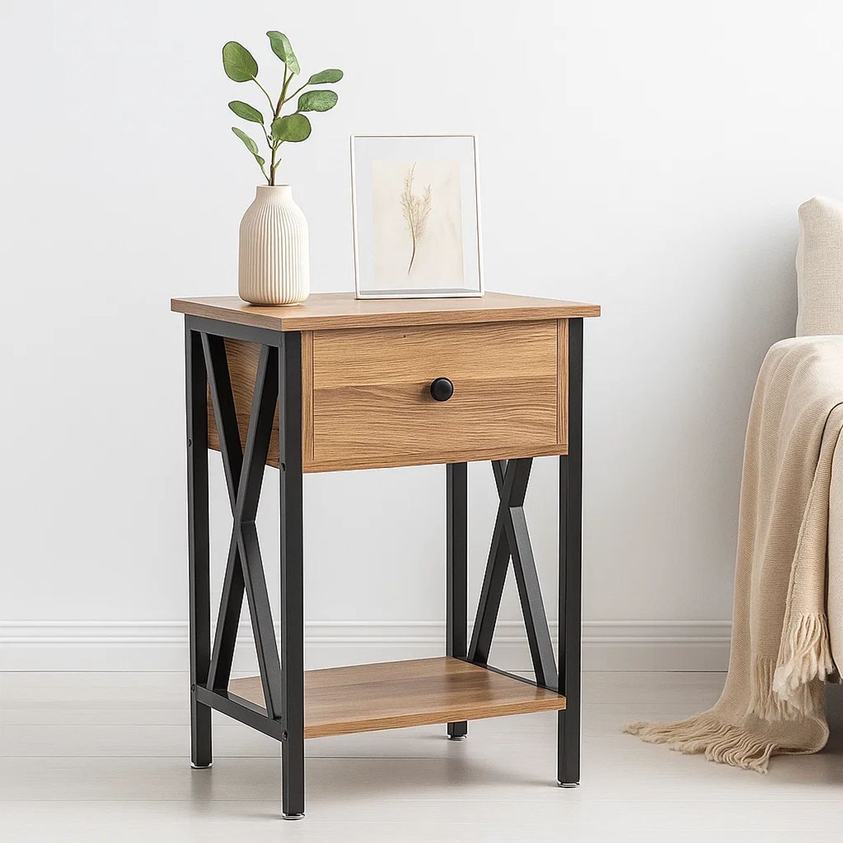 KLIK - Velador industrial cross