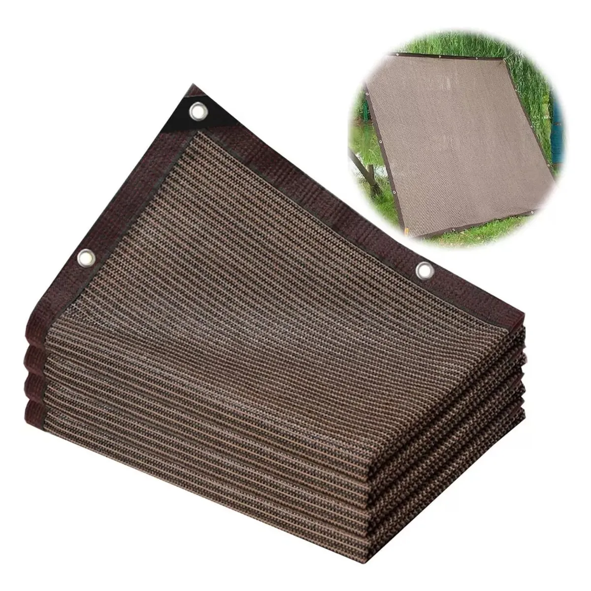 KUANGYE - Malla De Tela Para Sombra Que Bloquea 3mx4m Sombra 95%