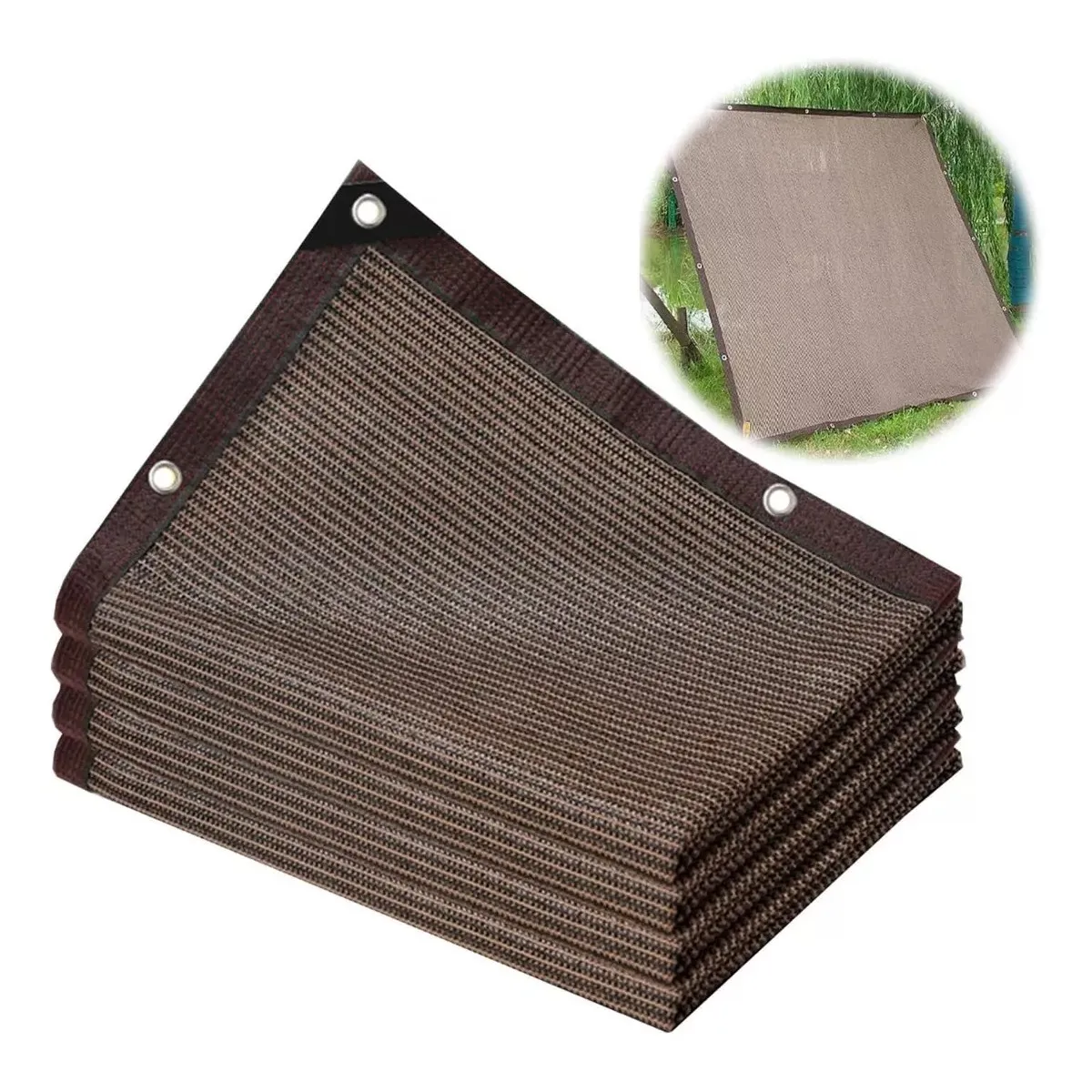 KUANGYE - Malla De Tela Para Sombra Que Bloquea 3mx4m Sombra 95%