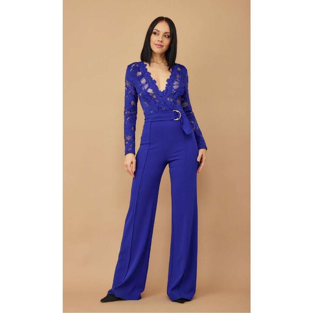 UNIQUE - ENTERITO LARGO E8296 AZUL REY - Azul