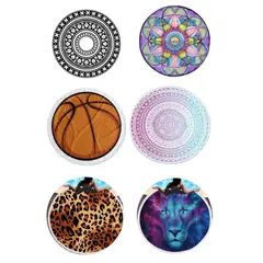 GENERICO - Pack De 6 Toallas Redondas Para Playa De Mandala Con Fleco Mandala 2