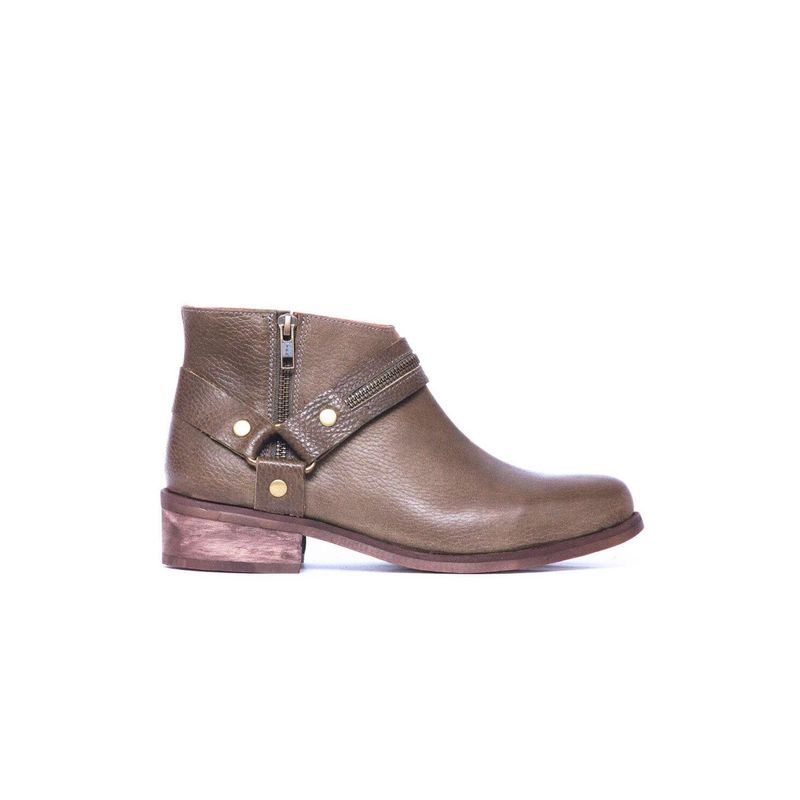 GIANI DAFIRENZE - Botin Mujer De Cuero Margot Verde C10