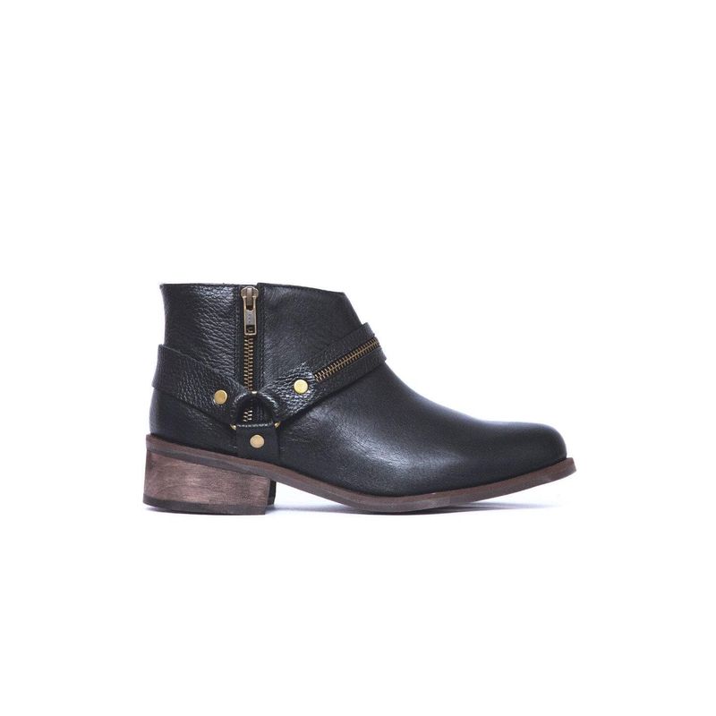 GIANI DAFIRENZE - Botin Mujer De Cuero Margot Negro C8