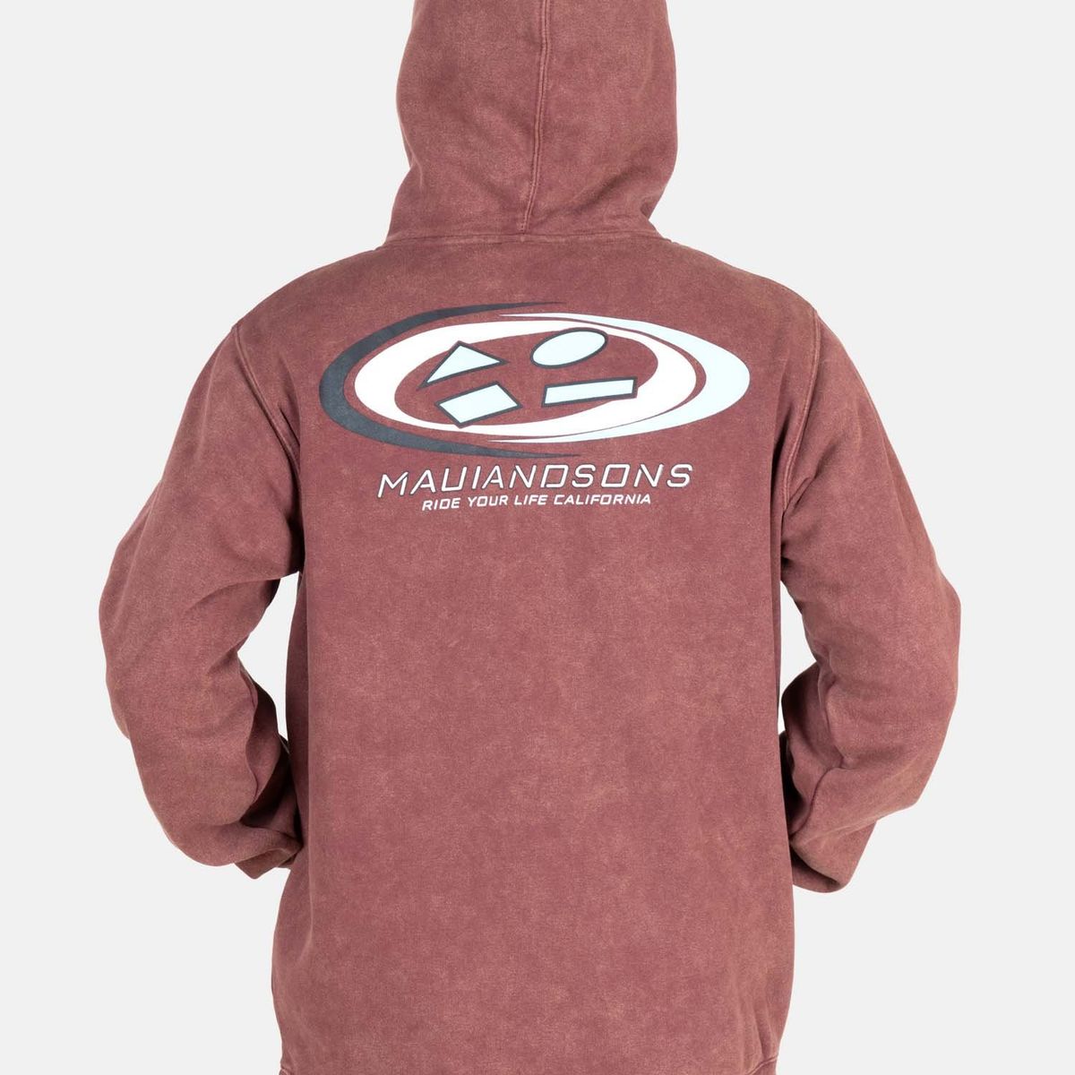 MAUI AND SONS - Poleron Canguro Session Rojo Hombre Maui And Sons - Rojo