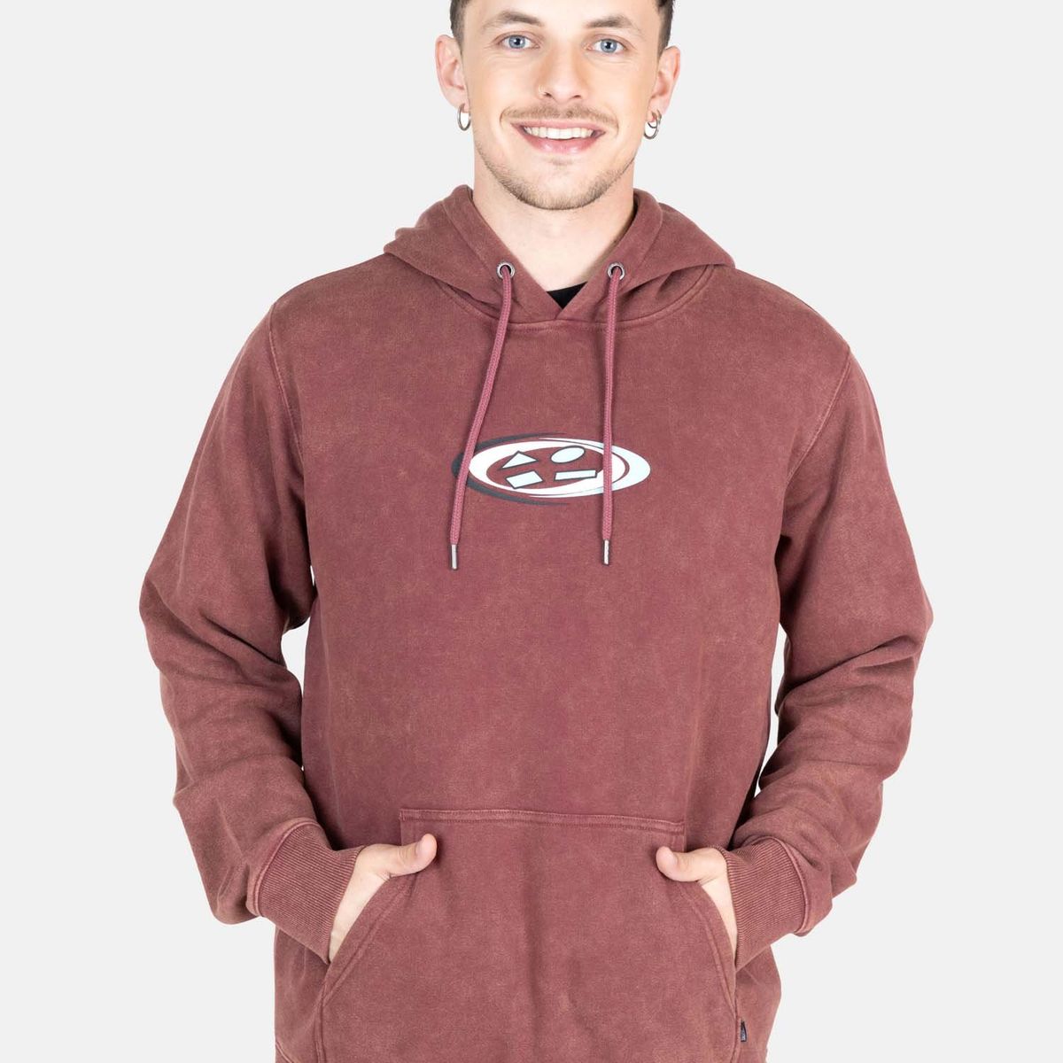 MAUI AND SONS - Poleron Canguro Session Rojo Hombre Maui And Sons - Rojo