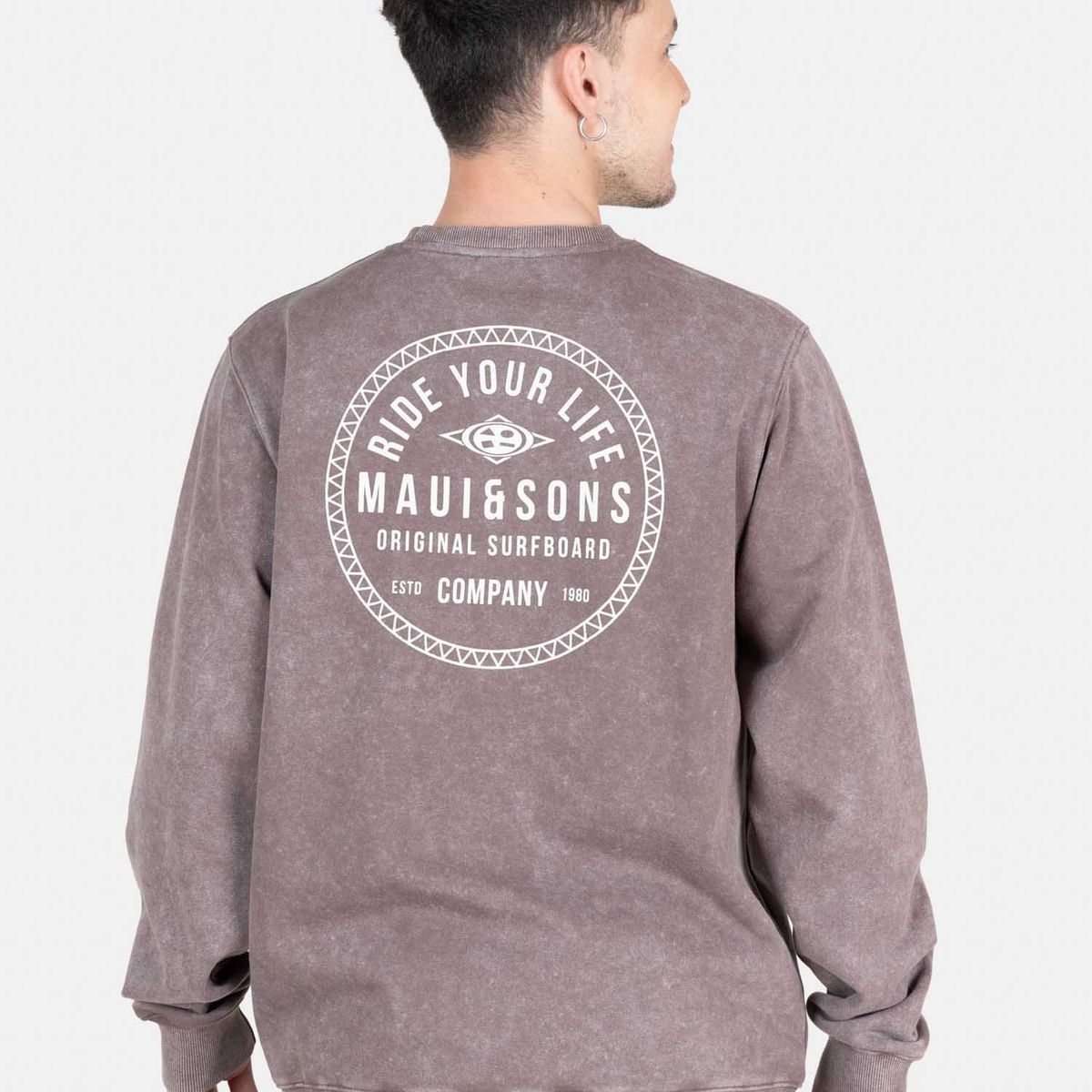 MAUI AND SONS - Poleron CR Coconut Café Hombre Maui And Sons - Café