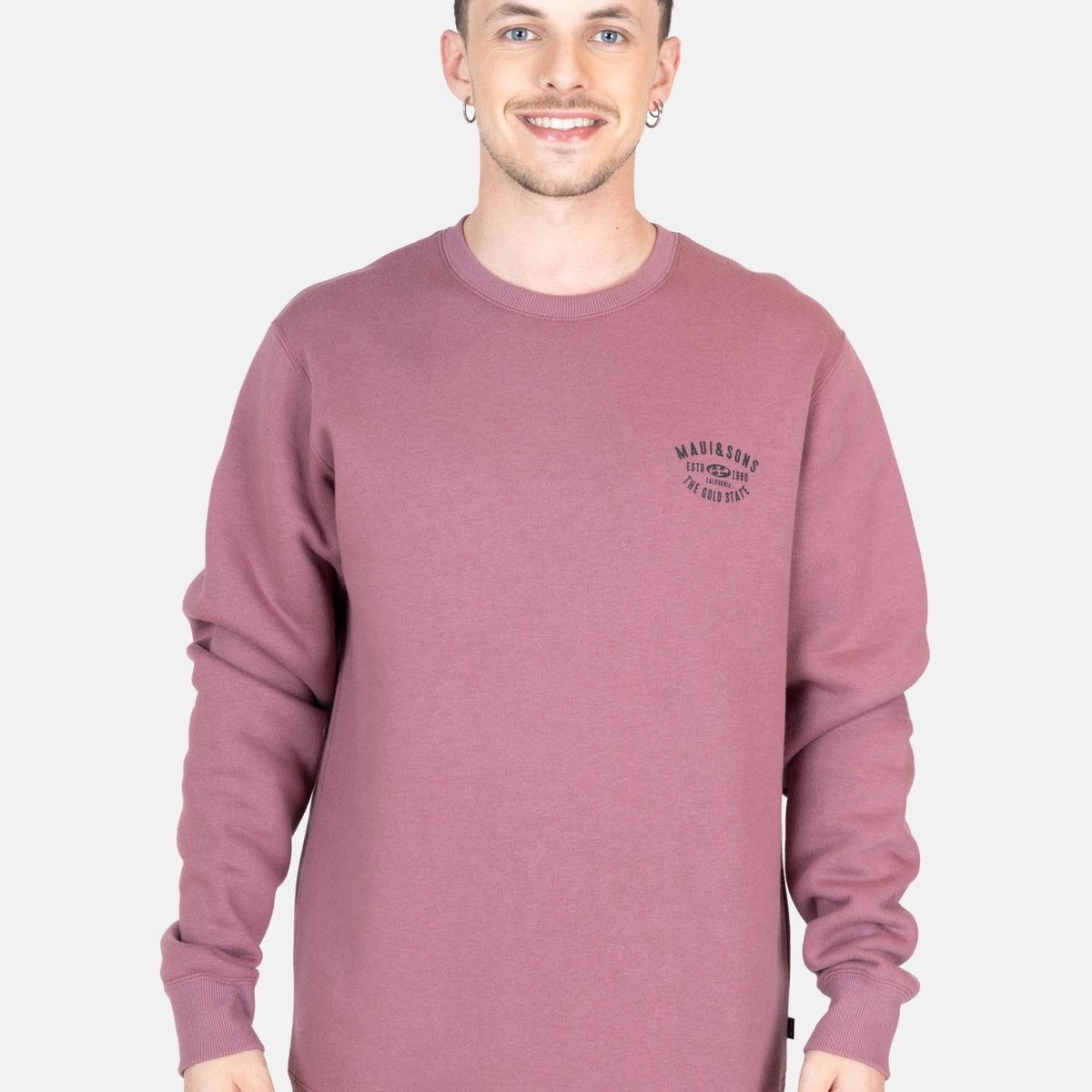 MAUI AND SONS - Poleron CR Escape Rojo Hombre Maui And Sons - Rojo