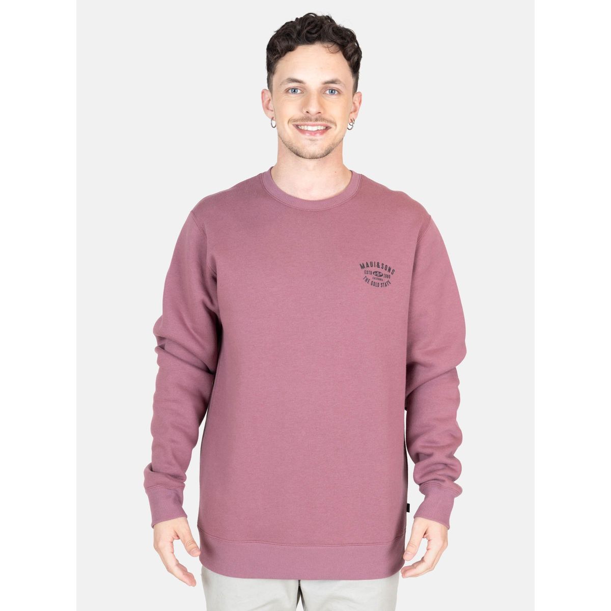 MAUI AND SONS - Poleron CR Escape Rojo Hombre Maui And Sons - Rojo