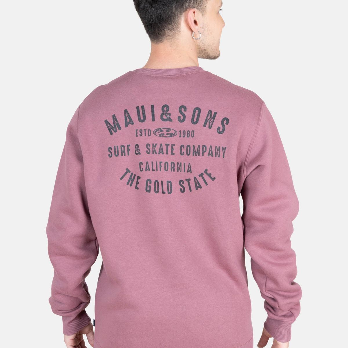 MAUI AND SONS - Poleron CR Escape Rojo Hombre Maui And Sons - Rojo