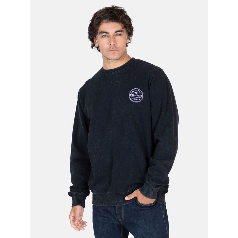 MAUI AND SONS - Poleron CR Coconut Negro Hombre Maui And Sons - Negro