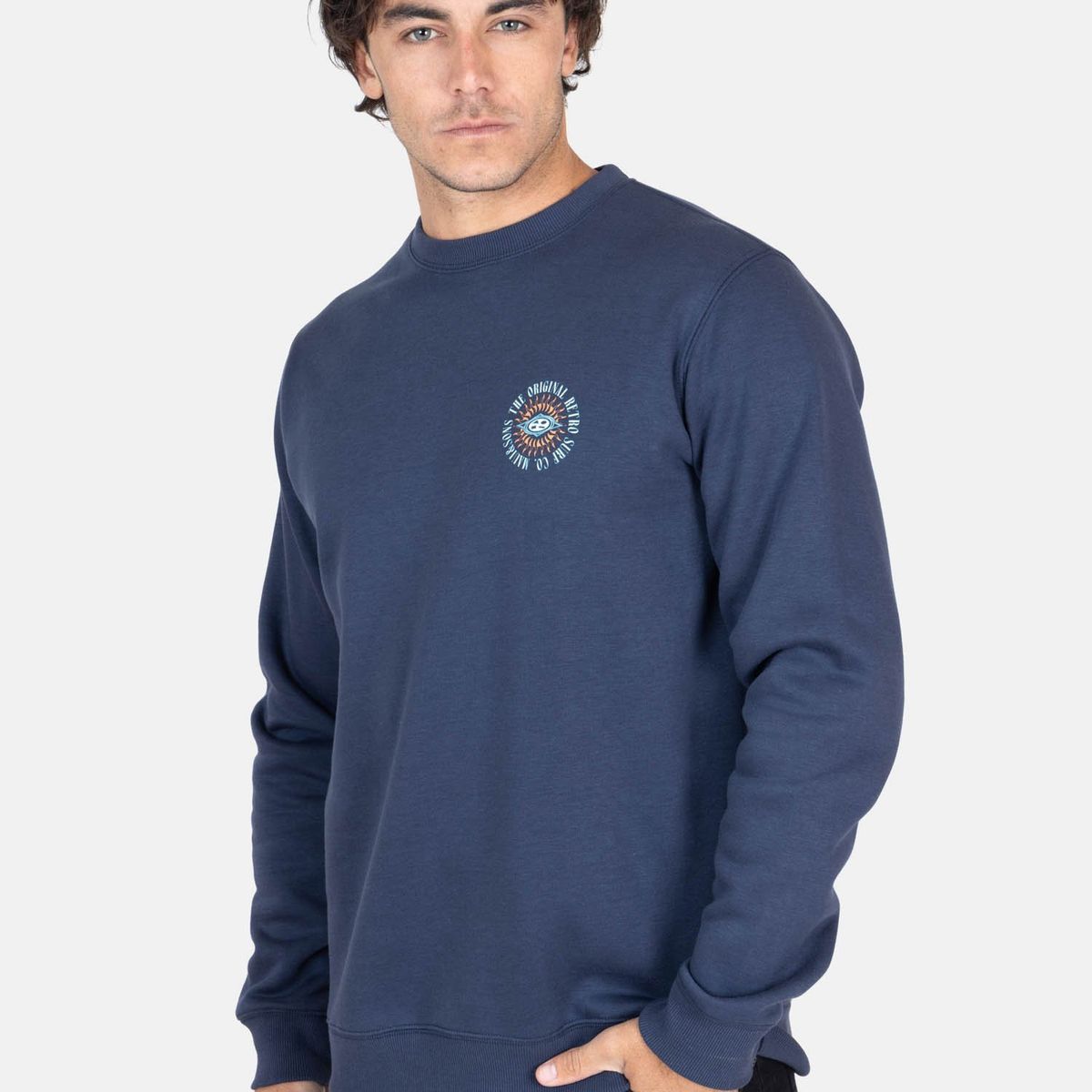 MAUI AND SONS - Poleron CR Flamingo Azul Hombre Maui And Sons - Azul