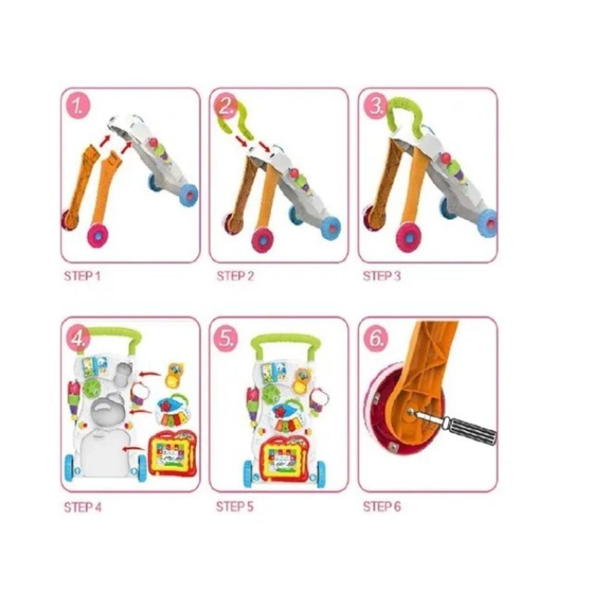 GENERICO - Andador Correpasillos Caminadora Musical Bebe