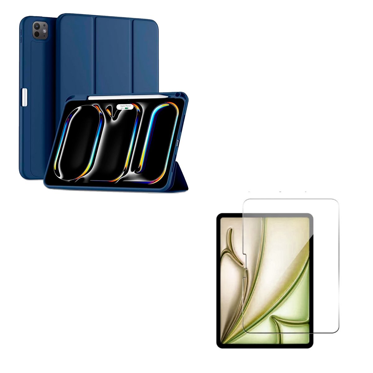 JOIGO - Funda Lamina Smart Cover Para iPad Pro 13 M4 2024 Azul